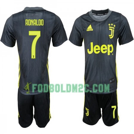 Juventus Ronaldo 7 Børn Tredjesæt 2018-2019 Kortærmet (+ Korte bukser)